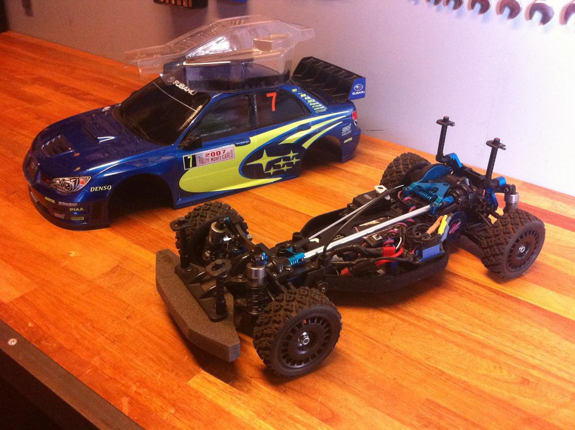 Bil Tamiya DF-03 RA Subaru Impreza WRC billede 7