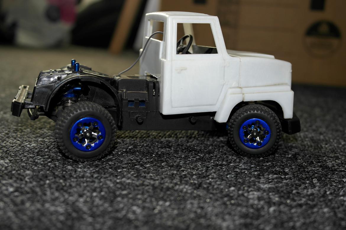 Bil Team Losi Micro Rally Brushless - efter trucker ombygningen - ret seriøst projekt :-P som i kan se  billede 22