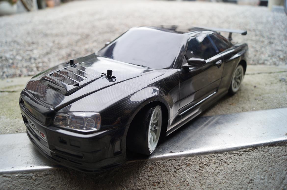 Bil Sniper RTR Nissan Skyline GTR R34 Drift Brushless billede 1
