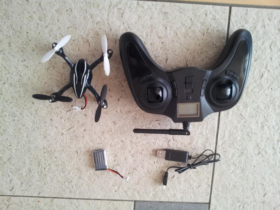Multirotor hubsan x4 v2 led billede 3