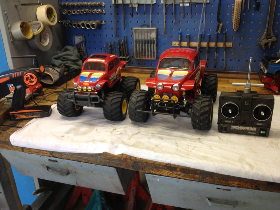 Off-Roader Tamiya Monster Beetle QD Brushless - Monster Beetle QD vs. org. Monster Beetle billede 4