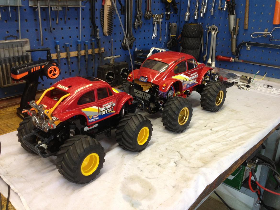 Off-Roader Tamiya Monster Beetle QD Brushless - Monster Beetle QD vs. org. Monster Beetle billede 6