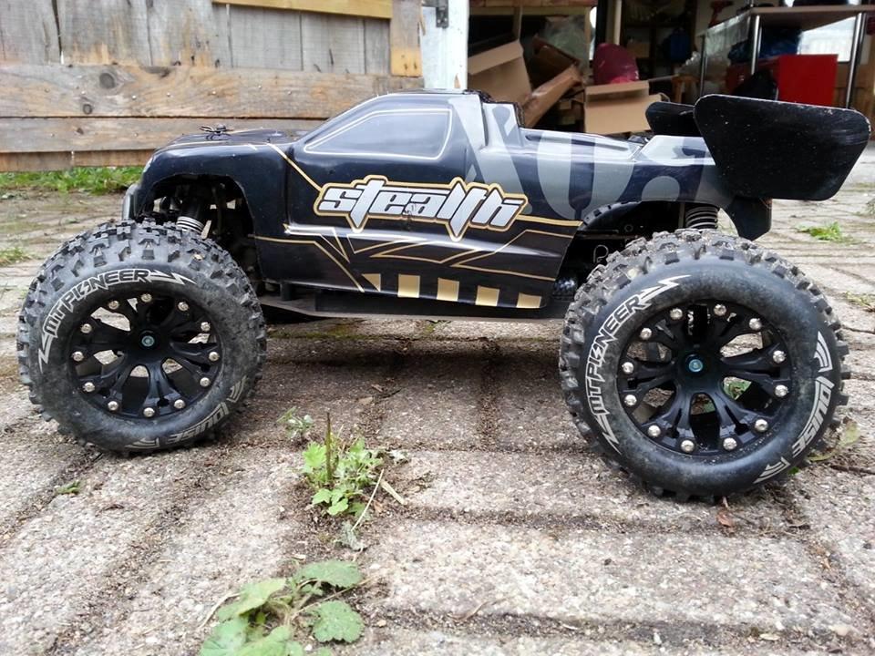 Off-Roader Stealth X09 Truggy Brushless 2.4GHz - nu med nyt skjold som var delvist malet billede 24