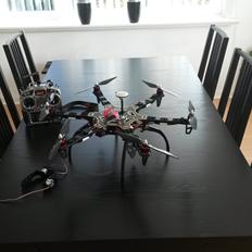 Multirotor Dji Flame Wheel F550 Naza V2 Gps Telemetry Solcell