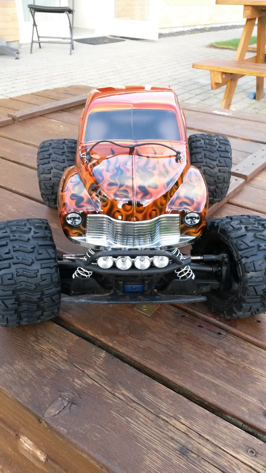 Bil Traxxas Stampede 4x4 VXL"SOLGT" billede 4