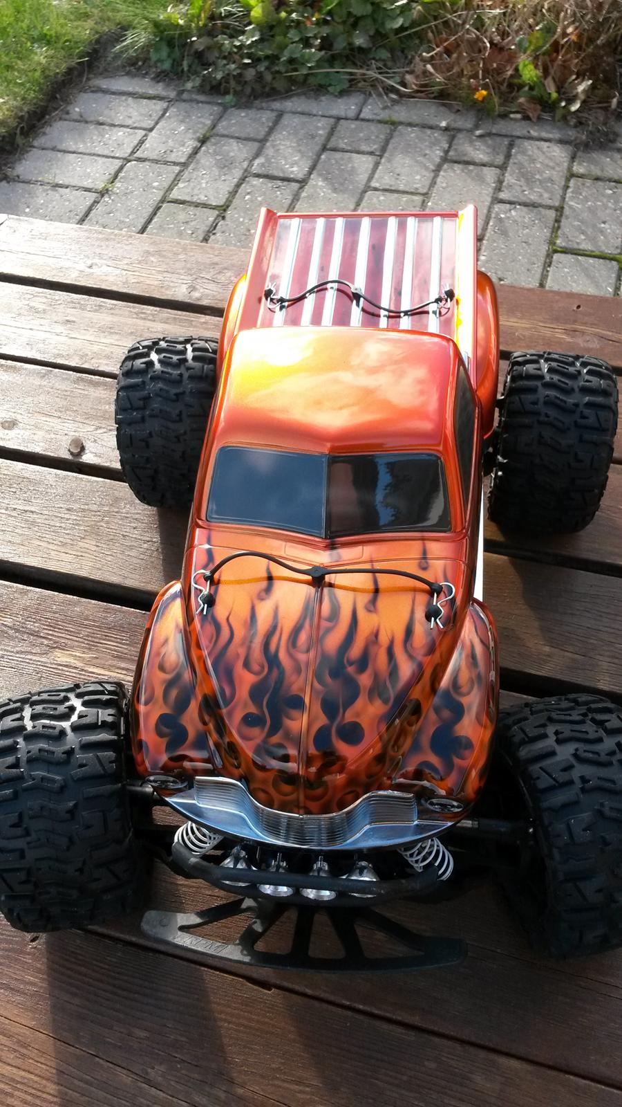 Bil Traxxas Stampede 4x4 VXL"SOLGT" billede 6