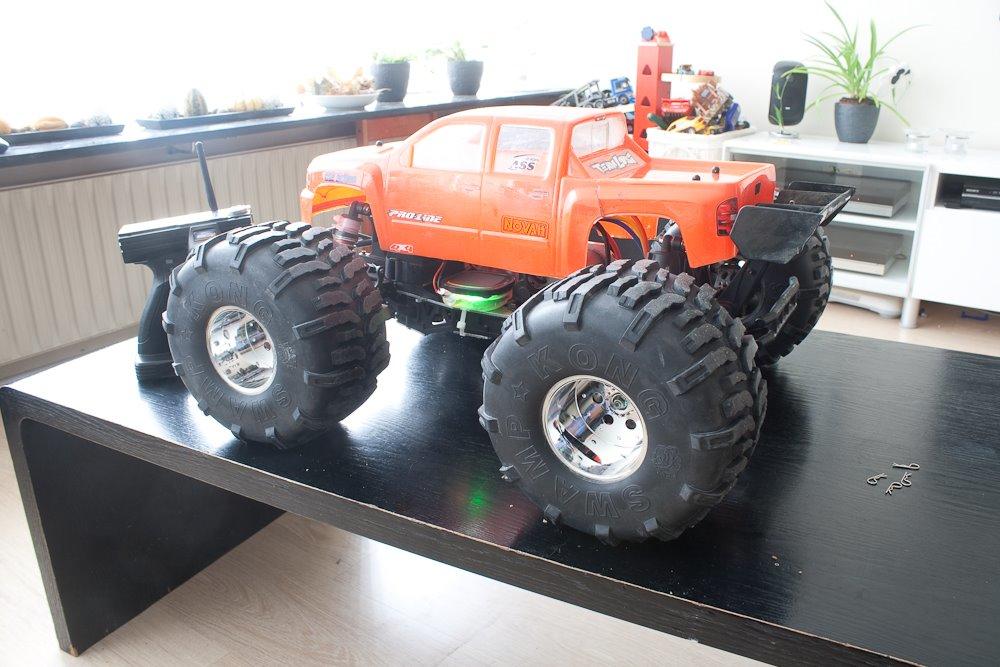 Truck Team Losi Aftershock - Brushless Conversion - Med karosse på. billede 37