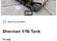 Militær Sherman Tank