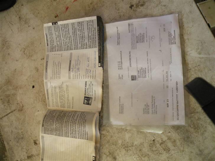 Peugeot TKR DELE - Har alle papirere på den, da jeg har købt den fra helt ny, ved Peugeot i Hobto. billede 5