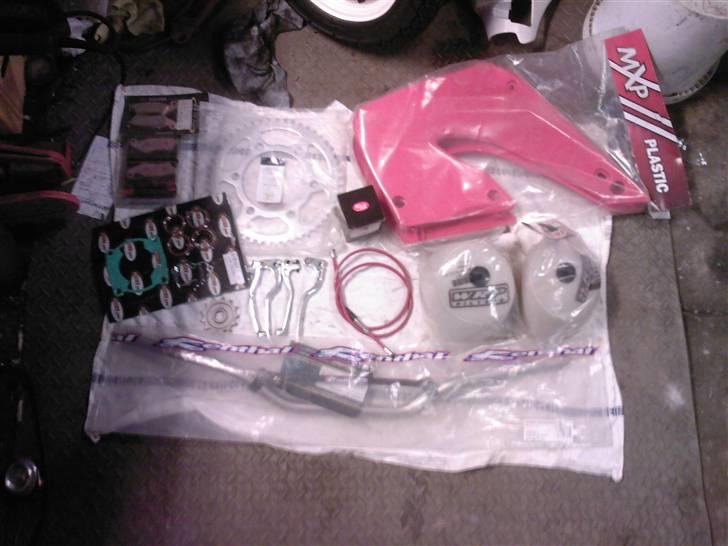 Nye dele til min crosser - Det hele samlet billede 1