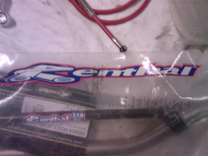 Nye dele til min crosser - Renthal styr. sølv med sort bro billede 4