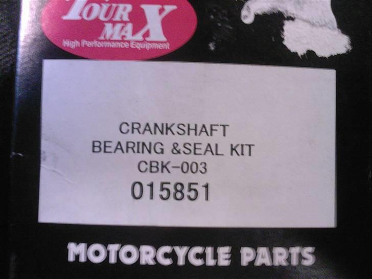 Nye dele til min crosser - Krumtaps lejer og pakdåser billede 7