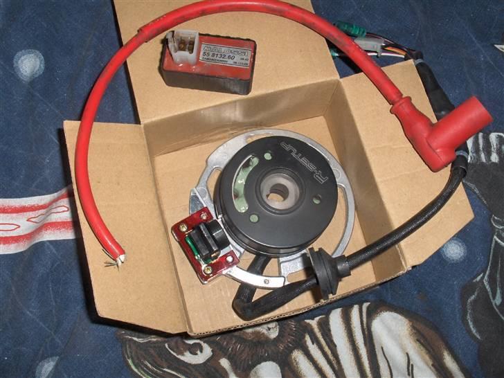 Polini evo 2 lc bane jog (solgt) - Tændings tingen, r-setup tænding, mallosi cdi og silikone tændrørs kabel billede 8