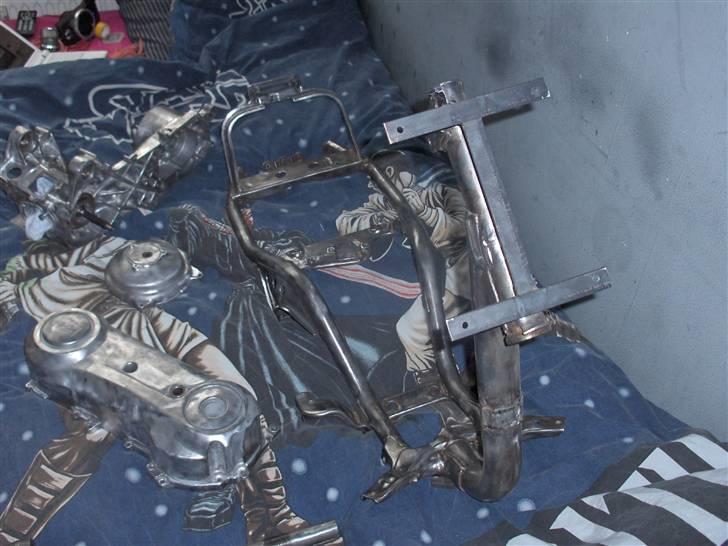 Polini evo 2 lc bane jog (solgt) - Stel med hjemme lavet køler ophæng billede 2