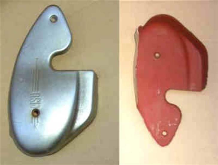 NSU Quickly TT 1961 - Venstre motorskjold afviger lidt udseendemæssigt fra den traditionelle Quickly stil. billede 4