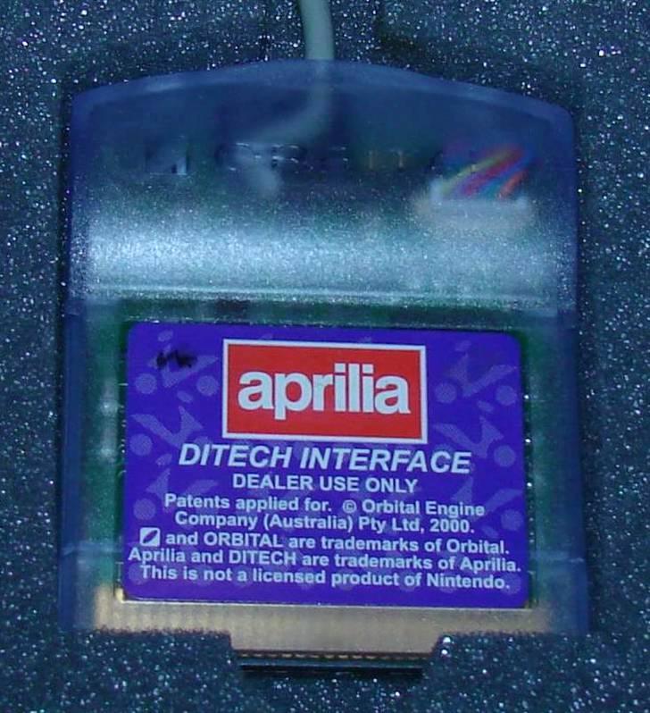 Aprilia ditech interface billede 3