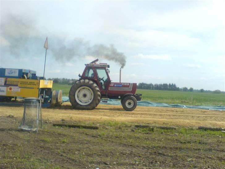 Traktortræk i Borris til Dalager marked - Sød lille Fiat 100-90 2WD billede 26