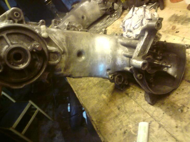 Yamaha Bws Baneracer Projekt - Motoren er renset. billede 5