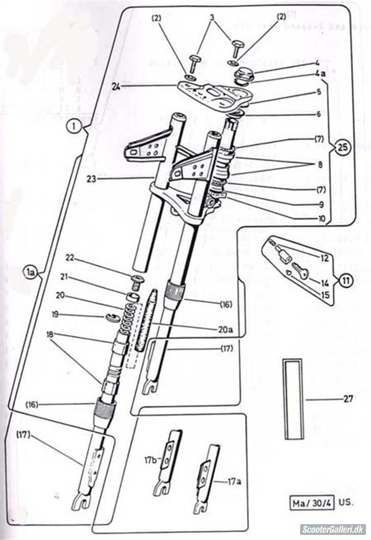 Samlevejledning af motor - Hjælp til forgaffel maxi billede 3