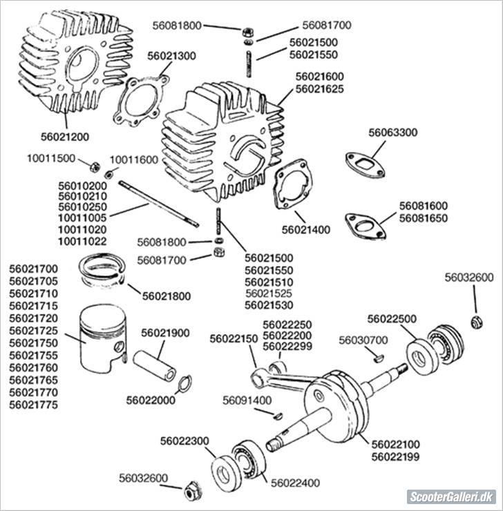 Samlevejledning af motor - Hjælp til at gøre klar til at smide cylinder på billede 9