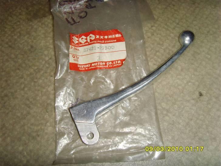 Originale Import dele til SUZUKI FZ/CR50 - Original ubrugt, bremseklinge til forbremsen :) ( HØJRE ) billede 8