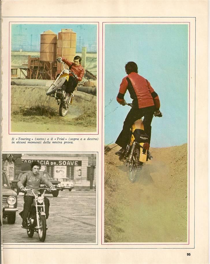 Gilera 50 Trial/Enduro/Touring & Competizione brochurer & test. billede 10