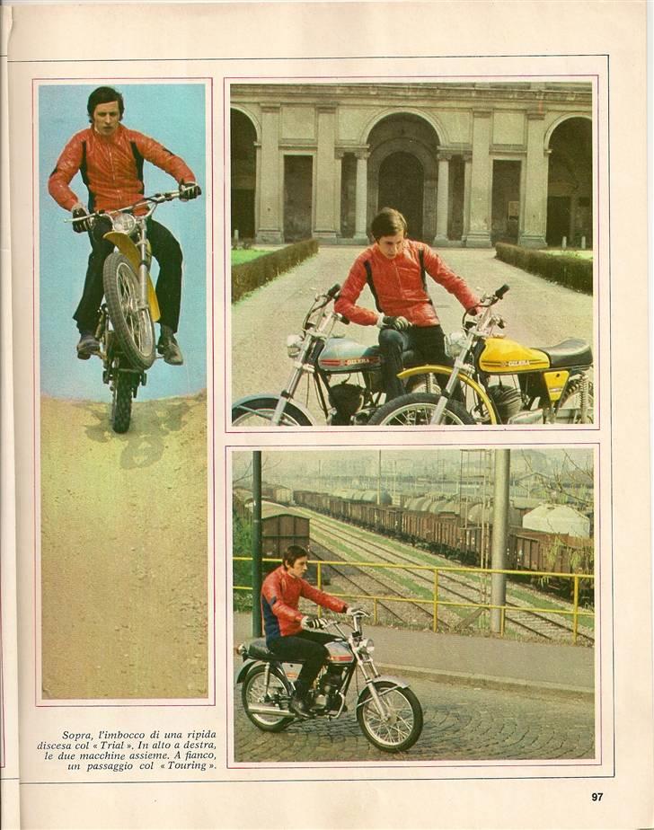 Gilera 50 Trial/Enduro/Touring & Competizione brochurer & test. billede 13