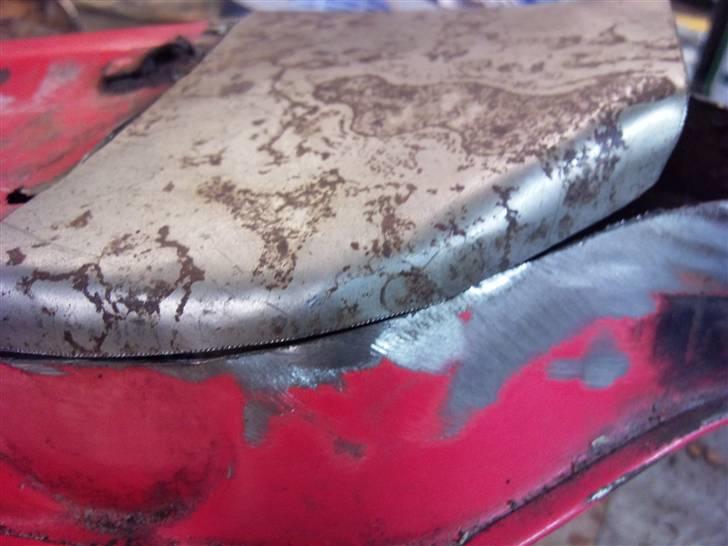 Honda Express - Igang med tilpasning af ny bund. billede 17