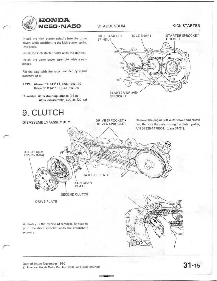 Honda Express - DATABLAD: billede 27