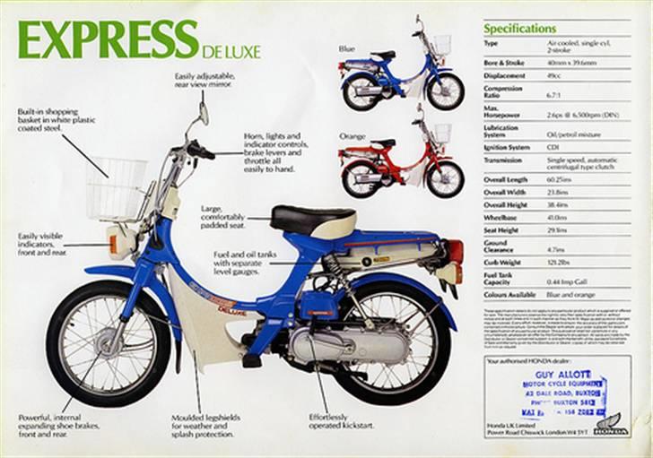 Honda Express - Original billede 29