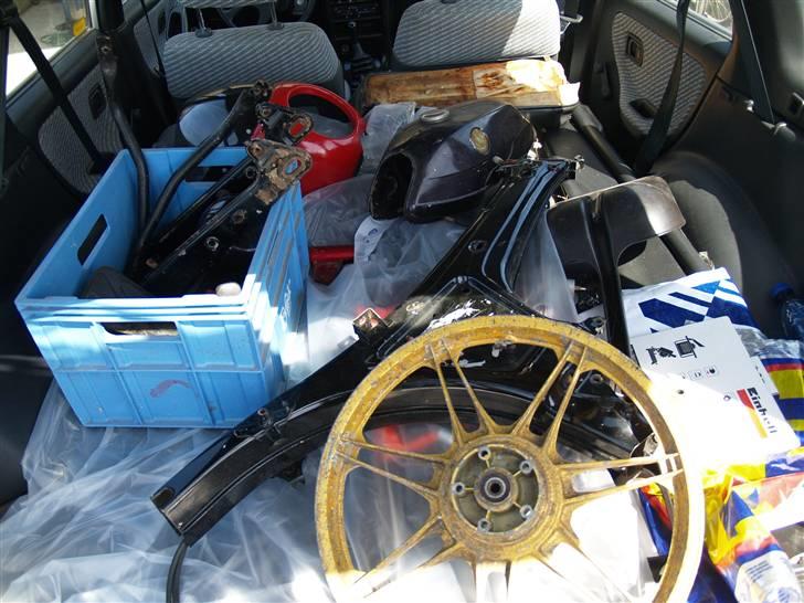 Puch Monza Juvel - Dele der skal males, hjemkommet efter at have fået tilbud fra maler. billede 34