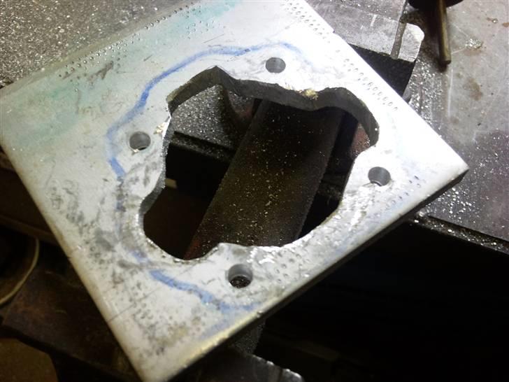 Honda Express Projekt Cylinder og Stempel Konvertering / FZ50 - Igang med og tilpasse indvendigt. billede 11