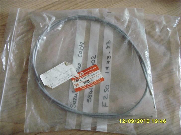 NoobiiTo's 45'kmt Fz50, Opbygning med originale registerings papir ! NYE DELE !! - Helt nyt Originalt choker kabel.
Fra Japan, købt i England, sendt til Danmark. billede 33