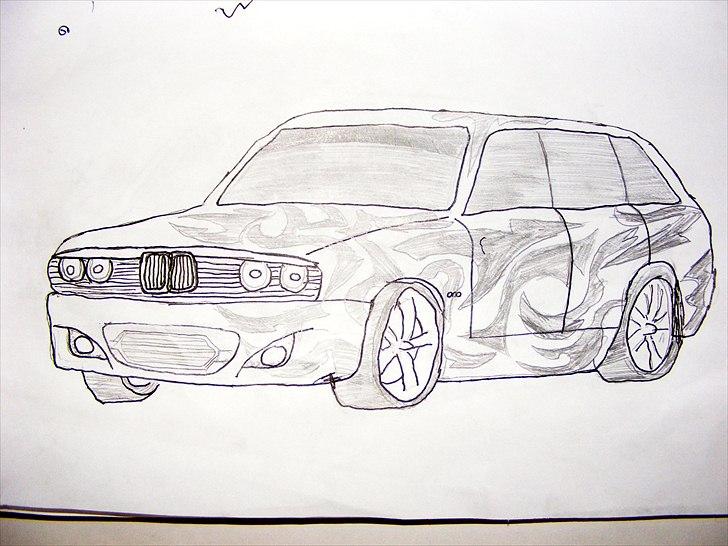 Tegninger. - BMW e30 320i touring billede 7