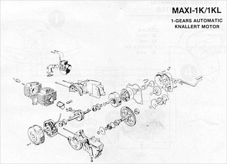 Puch motordiagrammer og årgangstabel - Motordiagram maxi k-kl billede 15