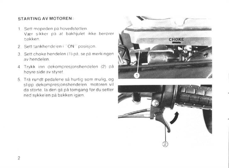 Owners Manual Honda Camino billede 3