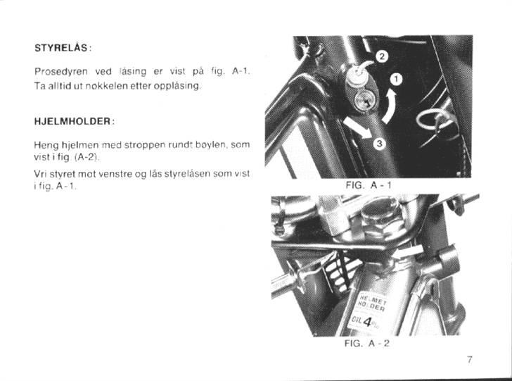 Owners Manual Honda Camino billede 8