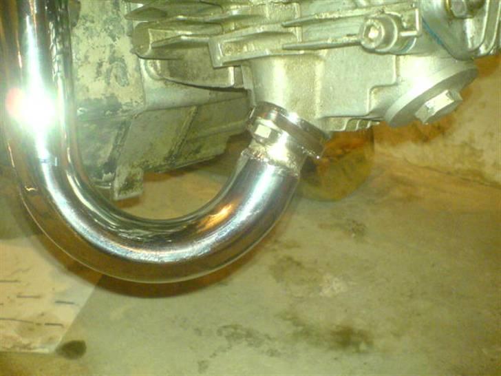 Honda CD 50 Fra start til slut - Det første rør på 25mm. og så kommer det ud i et 32 billede 57