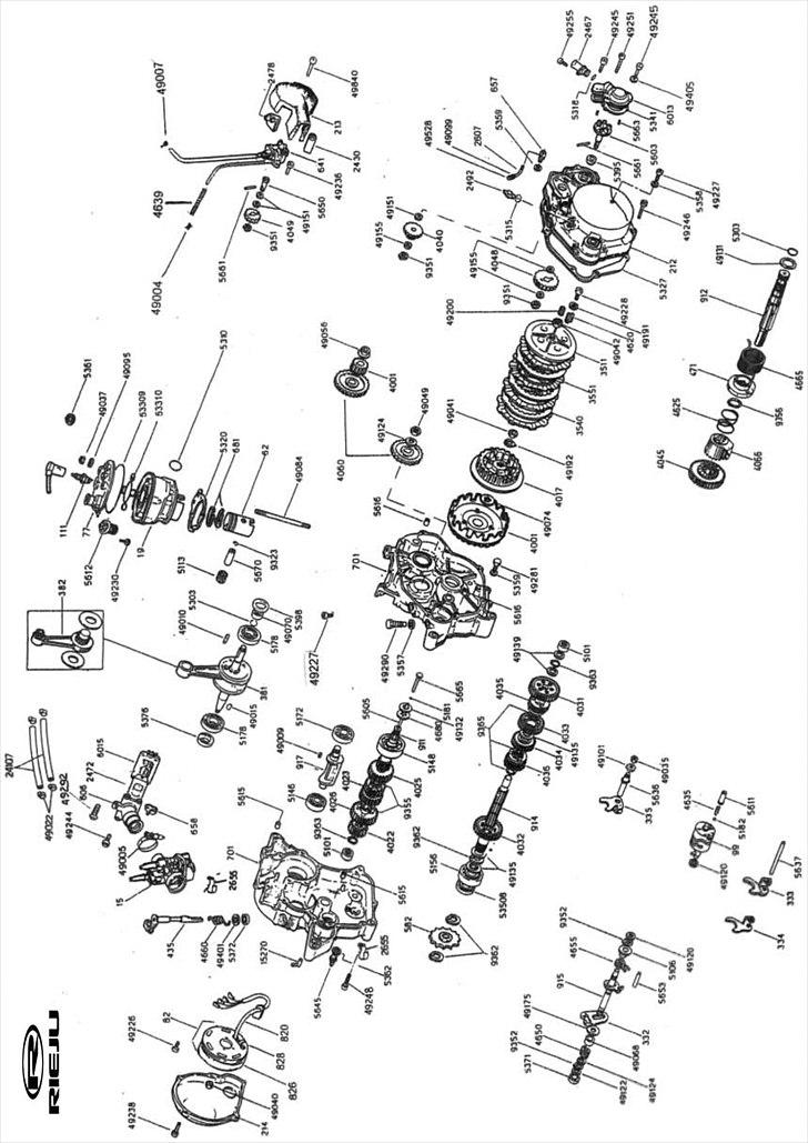 Am6 motor tegning billede 1