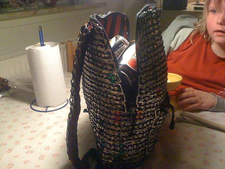 Hjemmelavet dåse-clips taske  billede 6