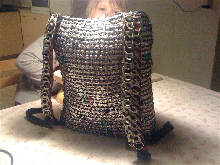 Hjemmelavet dåse-clips taske  billede 7