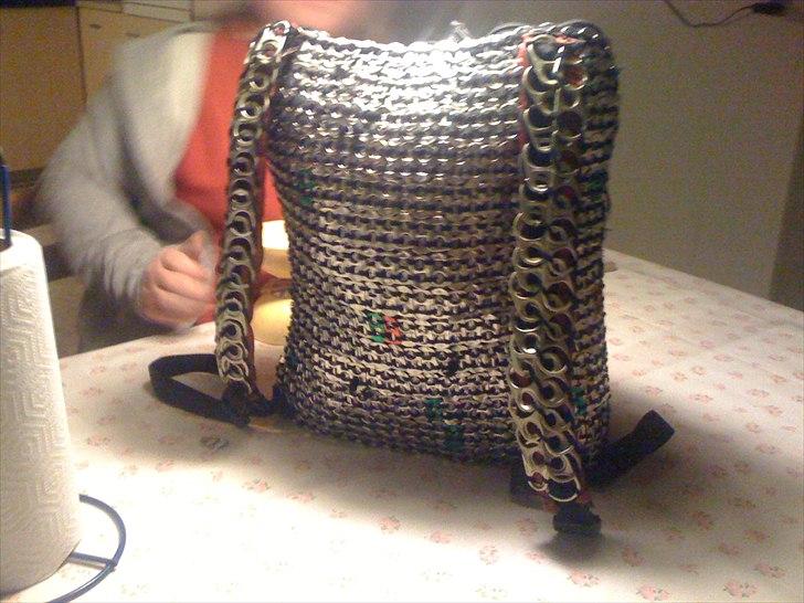 Hjemmelavet dåse-clips taske  billede 9