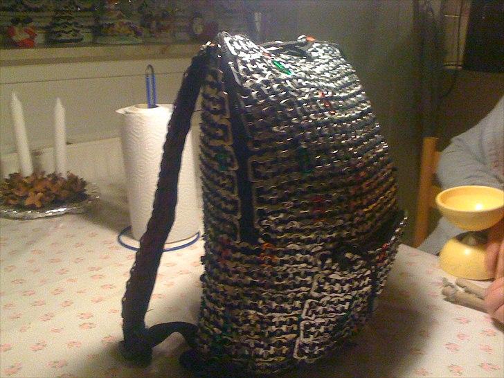 Hjemmelavet dåse-clips taske  billede 10