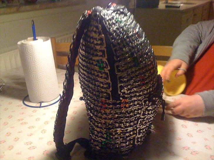 Hjemmelavet dåse-clips taske  billede 13