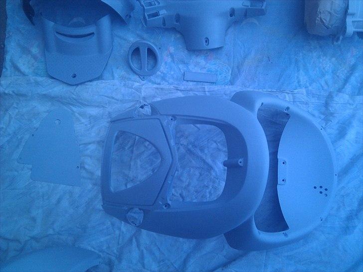 Aprilia Sonic Pearl Blue - Projekt Forår 2011 - Frontskjold - Skal males Pearlblue billede 14