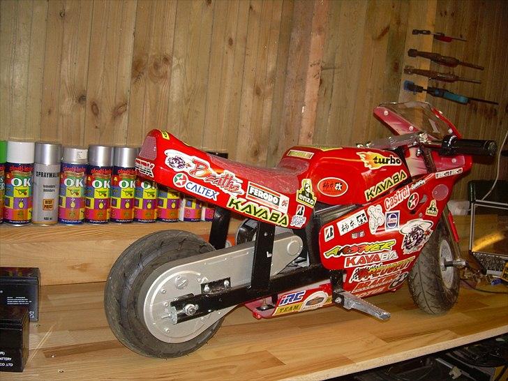 EL pocketbike  - Skråt billede 12