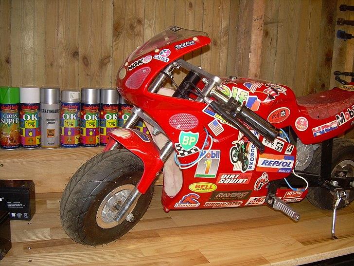 EL pocketbike  - Fra den anden side billede 21