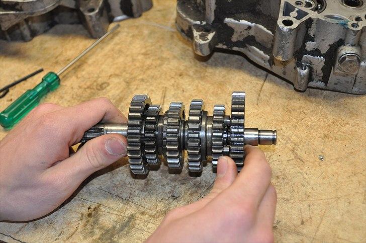 6 trins gearkasse [Derbi Senda] - Sekundær akslen. billede 59