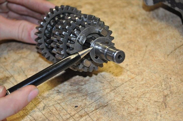 6 trins gearkasse [Derbi Senda] - Afmonter skiven. billede 64