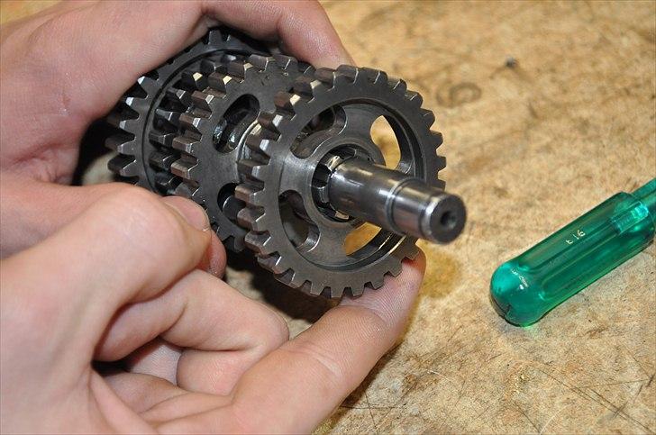 6 trins gearkasse [Derbi Senda] - Afmonter 3. gear. billede 69